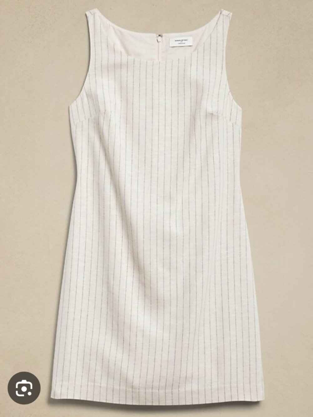 Banana Republic Linen Blend Sheath Mini Dress Size 10